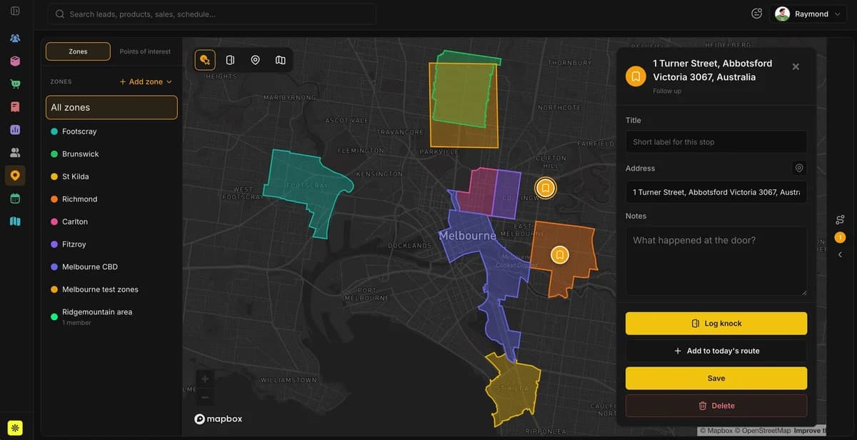 BetterKnocks - Door-to-door sales software for territories, knocks, and field crews.